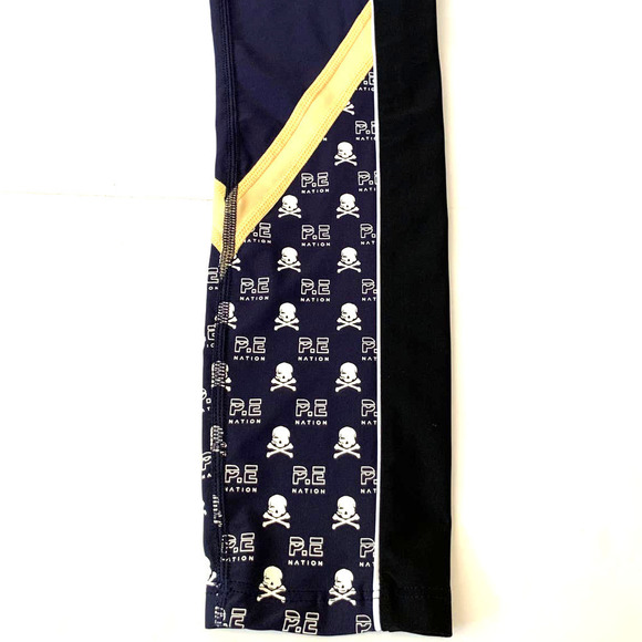P.E Nation Soulcycle Side To Side Skull Leggings size XS - Picture 7 of 10